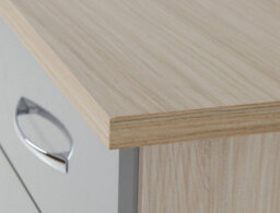 Seconique Nevada 5 Drawer Narrow Chest In Grey  Light Oak Effect Veneer - thumbnail 7
