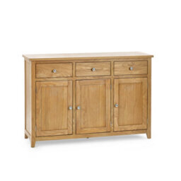 Oakham Premium Kinloch Large Sideboard In Oak - thumbnail 1