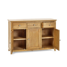 Oakham Premium Kinloch Large Sideboard In Oak - thumbnail 2