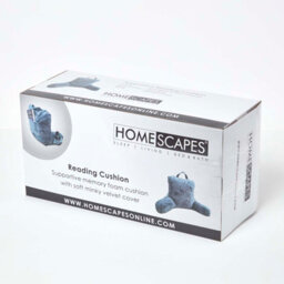 Homescapes Green Reading Pillow Memory Foam Filling & Velvet Cover, Large - thumbnail 7