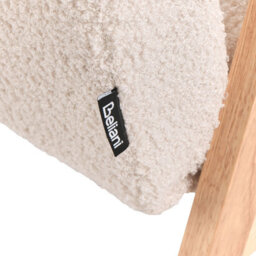 Beliani Kids Armchair Linde Boucle Light Beige - thumbnail 8