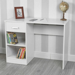 1 Drawer Wooden Bedroom Computer Work Table Office Desk Dressing Jewellery Uni - thumbnail 3