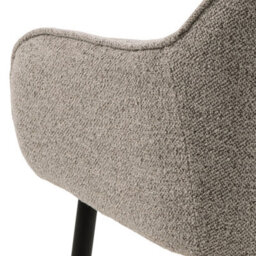 Furniture To Go Brooke Dining Chair With Armrest In Monza Beige Set Of 2 - thumbnail 8