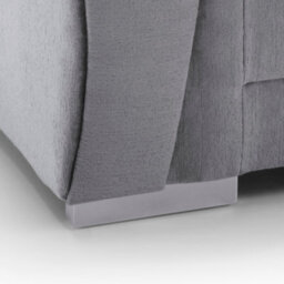 Abakus Direct Verona Armchair In Light Grey In Crushed Chenille - thumbnail 9