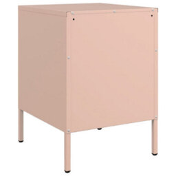 Berkfield Bedside Cabinets 2 Pcs Pink 36X39X50.5 Cm Steel - thumbnail 8