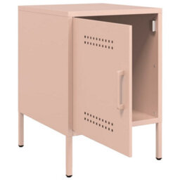 Berkfield Bedside Cabinets 2 Pcs Pink 36X39X50.5 Cm Steel - thumbnail 9