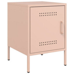 Berkfield Bedside Cabinets 2 Pcs Pink 36X39X50.5 Cm Steel - thumbnail 5