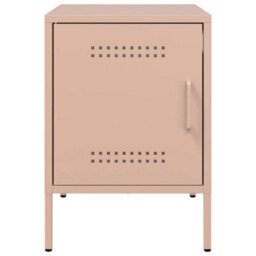 Berkfield Bedside Cabinets 2 Pcs Pink 36X39X50.5 Cm Steel - thumbnail 6