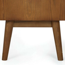 Julian Bowen Lowry 2 Drawer Bedside - Cherry Ash - thumbnail 7