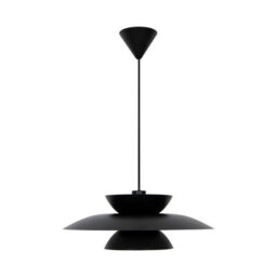 Nordlux Carmen Metal Pendant Light Layered Shades Black,mains - thumbnail 2