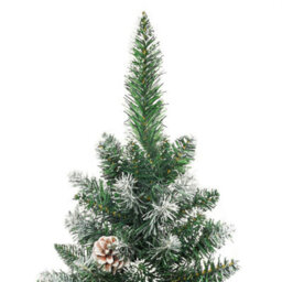 Berkfield Artificial Slim Christmas Tree With Stand 150 Cm Pvc - thumbnail 3