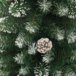 Berkfield Artificial Slim Christmas Tree With Stand 150 Cm Pvc - thumbnail 5