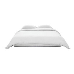 Living And Home Pack Of 3 Small Double Bedding Solid Duvet Cover With 2 Pillowcase Set Easy Care Comfortable And Ezysleep - thumbnail 3