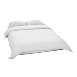 Living And Home Pack Of 3 Small Double Bedding Solid Duvet Cover With 2 Pillowcase Set Easy Care Comfortable And Ezysleep - thumbnail 1