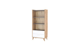 Arte Mood-03 - Bookcase With Drawers Trendy Bedroom & Study Storage (H)1570mm(W)720mm (D)400mm - thumbnail 2