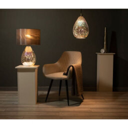 Pagazzi Lighting Pagazzi Geller 61Cm Iridescent Table Lamp - thumbnail 3