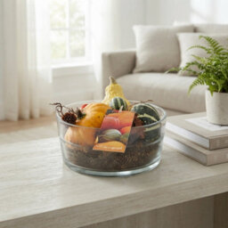 Sacramento Decorative Arrangement In Glass Bowl - 20Cm - thumbnail 4