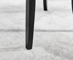 Furniturebox Giovani Rectangular 4 Seat White High Gloss Unique Halo Dining Table Grey Glass Top 4 Black Velvet Black Leg Belgravia Chairs - thumbnail 6