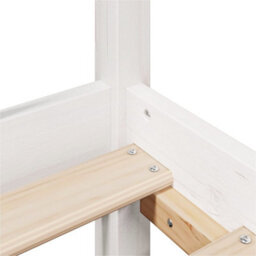 Berkfield Bed Frame With Headboard Without Mattress White 150X200 Cm King Size - thumbnail 9