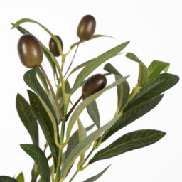 OHS Artificial Olive Tree With Lifelike Leaves Realistic Plant In Basket - thumbnail 5
