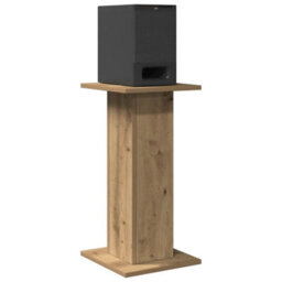 Walplus Speaker Stands 2 Pcs Artisian Oak 30X30X60 Cm Engineered Wood - thumbnail 3