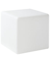 Wyld And Coco Outdoor Led Cube Floor Lamp White Ip54 Waterproof With Remote, 39 X 39 X 39 Cm - thumbnail 2