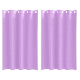 Berkfield Modern Curtains With Curtains 2 Pcs Purple 175 X 140 Cm Polyester