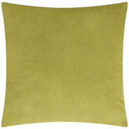 Paoletti Evoke Cut Velvet Polyester Filled Cushion, Olive, 45 X 45Cm - thumbnail 2