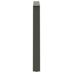 Berkfield Dining Table Legs V-Shape 3 Pcs Anthracite 100X(72-73.3) Cm Steel - thumbnail 6