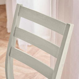 Furniturebox Uk Lynton Small White & Light Grey Wooden Dining Table & 4 Grey Dining Chairs - thumbnail 9