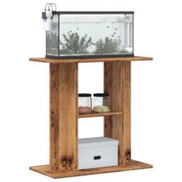 Walplus Old Wood Aquarium Stand 60X30X60 Cm Engineered Wood (Stand Only) - thumbnail 3