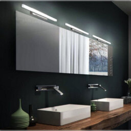 Long Life Lamps Company 9W Led Bathroom Mirror Wall Light Cool White 6500K Ip20 Ml06 - thumbnail 7
