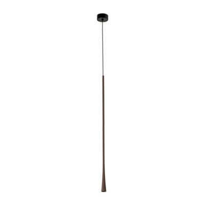 Luminosa Lighting Luminosa Diana 80 Integrated Led Pendant Ceiling Light Dark Brown 2700K