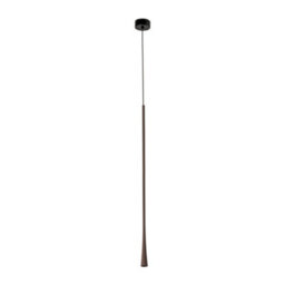 Luminosa Lighting Luminosa Diana 80 Integrated Led Pendant Ceiling Light Dark Brown 2700K