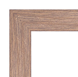 "9X9"" Oak Picture Frame - 9X9"" Square Frame With 7X7"" Mount For 9X9""/7X7"" Pictures Moderrn Style Thin Edge, 1 Pack" - thumbnail 4