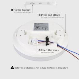 Lepro Bathroom Light Warm White, 15W 1500 Lumen Waterproof Ceiling Lights, 3000K, Ip54, For Kitchen, Bedroom, Utility Room, Porch - thumbnail 8
