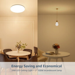 Lepro Bathroom Light Warm White, 15W 1500 Lumen Waterproof Ceiling Lights, 3000K, Ip54, For Kitchen, Bedroom, Utility Room, Porch - thumbnail 9