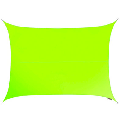 Kookaburra 4M X 3M Rectangle Water Resistant Lime Green Garden Patio Sun Shade Sail Canopy 96.5% Uv Block With Free Rope - image 1