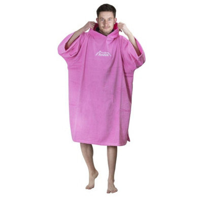 Andes Beach Towel Robe - Adult Pink