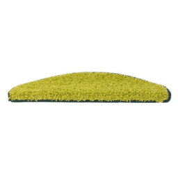Floordirekt Barcelona Self Adhesive Edged Soft Shaggy Stair Tread Mat For Indoor Stairs Semicircular Green 23.5 X 65 Cm - thumbnail 5