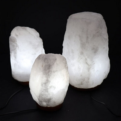Crystal Rock Himalayan Salt Lamp - 1.5-2Kg Natural Air Purifier - image 1