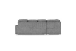Home Detail Alana Left-Hand Facing Corner Sofa, Dark Grey Jumbo Cord - thumbnail 4