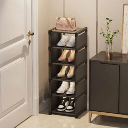 6Layer Shoe Rack Home Entryway Storage Cabinet Large Capacity Organizer - thumbnail 1