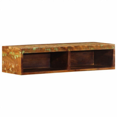 Berkfield Wall-Mounted Tv Cabinet 80X30X19 Cm Solid Wood Reclaimed - image 1