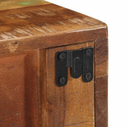 Berkfield Wall-Mounted Tv Cabinet 80X30X19 Cm Solid Wood Reclaimed - thumbnail 9