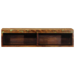 Berkfield Wall-Mounted Tv Cabinet 80X30X19 Cm Solid Wood Reclaimed - thumbnail 4