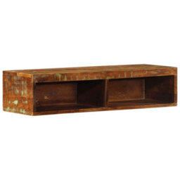 Berkfield Wall-Mounted Tv Cabinet 80X30X19 Cm Solid Wood Reclaimed - thumbnail 3
