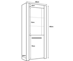 Furneo High Gloss & Matt White Living Room Set Corner Tv Stand Display Cabinet Blue Led Lights - thumbnail 4