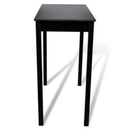 Berkfield Bar Table Mdf Black 115X55X107 Cm - thumbnail 2