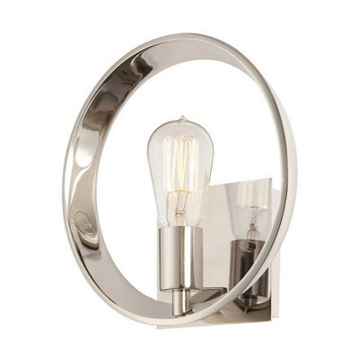 Modern Imperial Silver Wall Light With E27 Led Bulb For Stylish Interiors